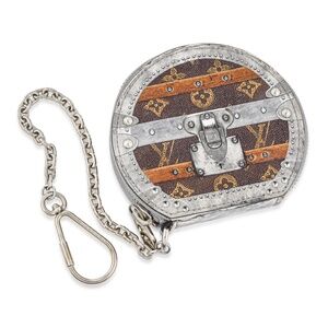 Authentic Louis Vuitton Micro Boite Chapeau Time Trunk Pouch Bag M63596